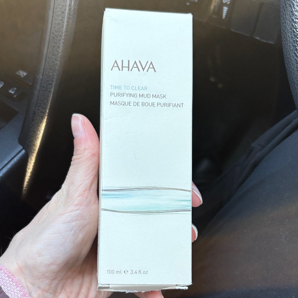AHAVA Time to Clear Mud Mask in Cream Box